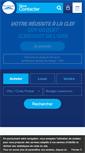 Mobile Screenshot of guyhoquet-immobilier-clermont-de-loise.com